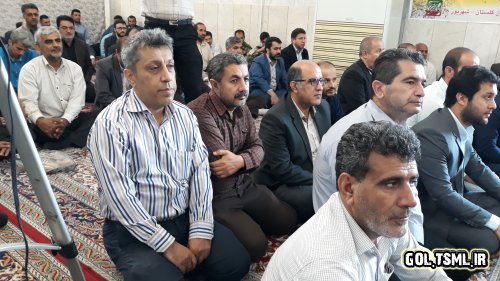 حضور مدیریت و برخی از کارکنان آزمایشگاه استان گلستان در یادواره شهدای کارمند استان